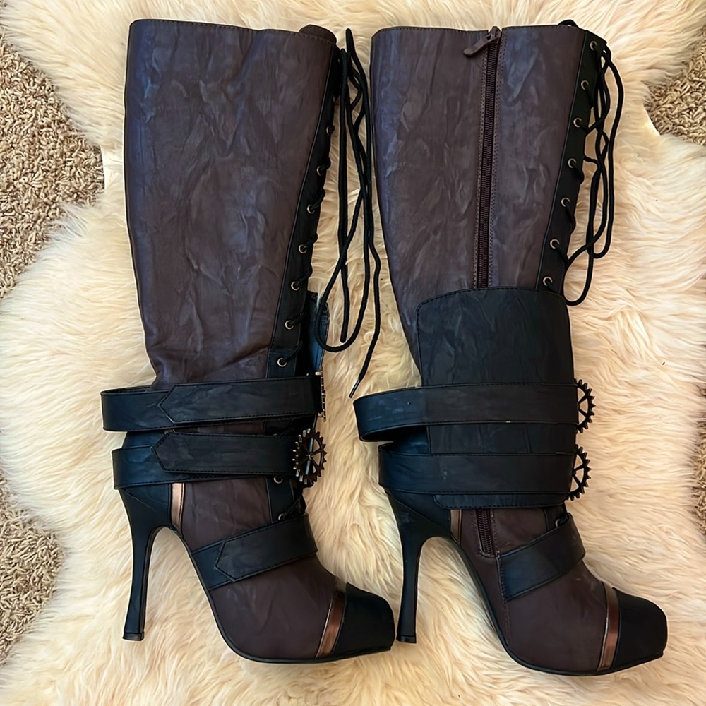 Ellie Steampunk Boots